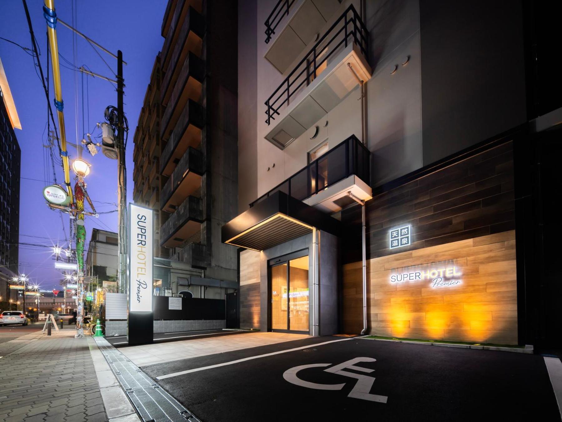 Super Hotel Premier Namba Shinsaibashi Natural Hot Spring Osaka Esterno foto