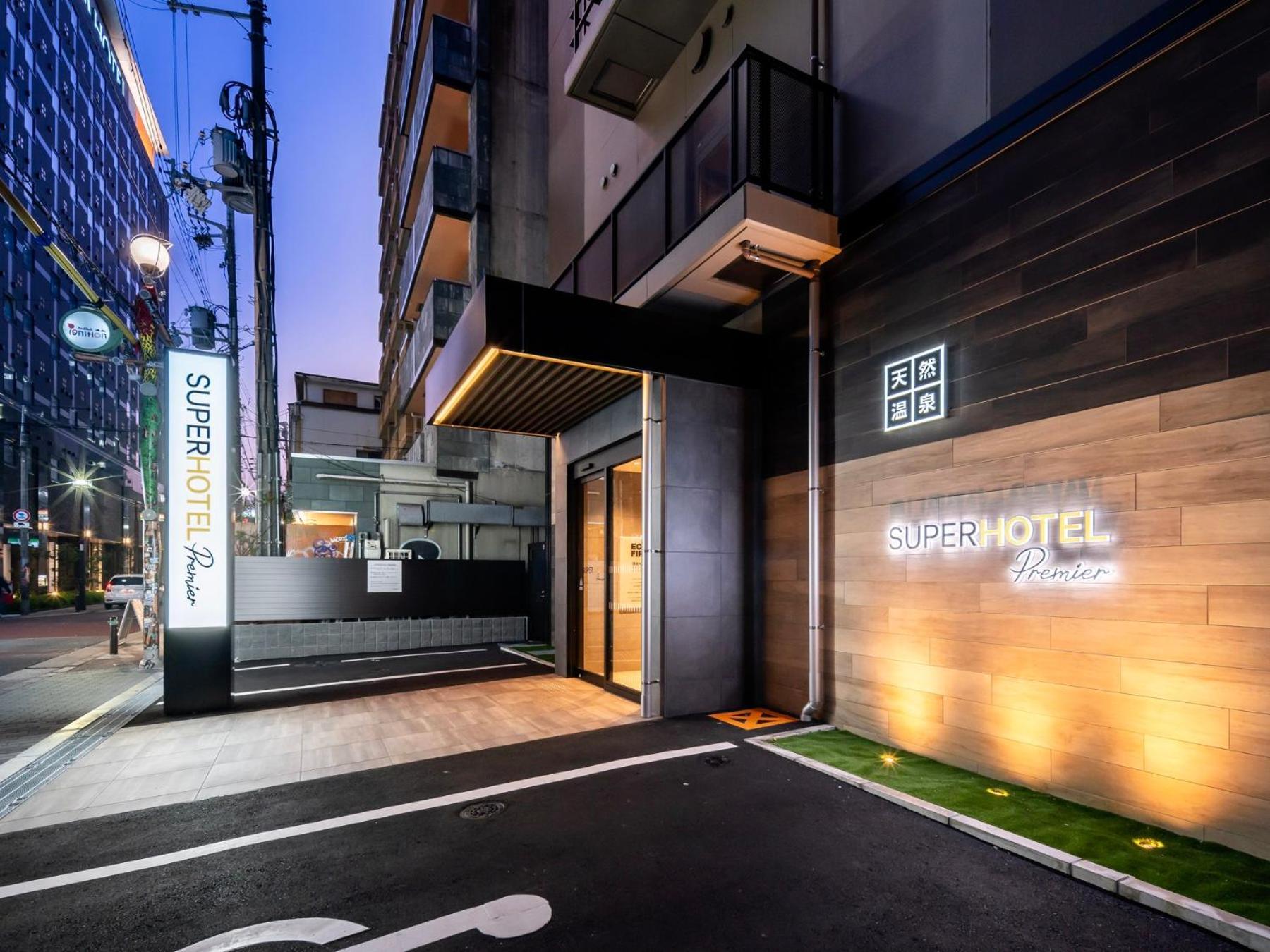 Super Hotel Premier Namba Shinsaibashi Natural Hot Spring Osaka Esterno foto